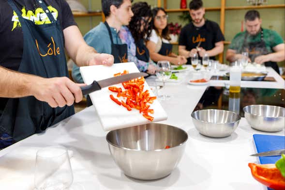 Tapas & Paella Cooking Class in Madrid