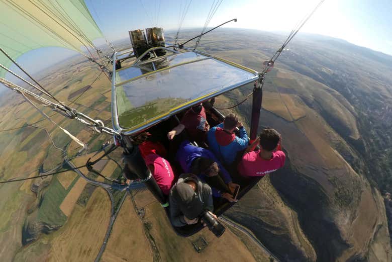 Civitatis hot air ballon taking flight