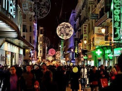 Explore the beautiful streets at Christmas time